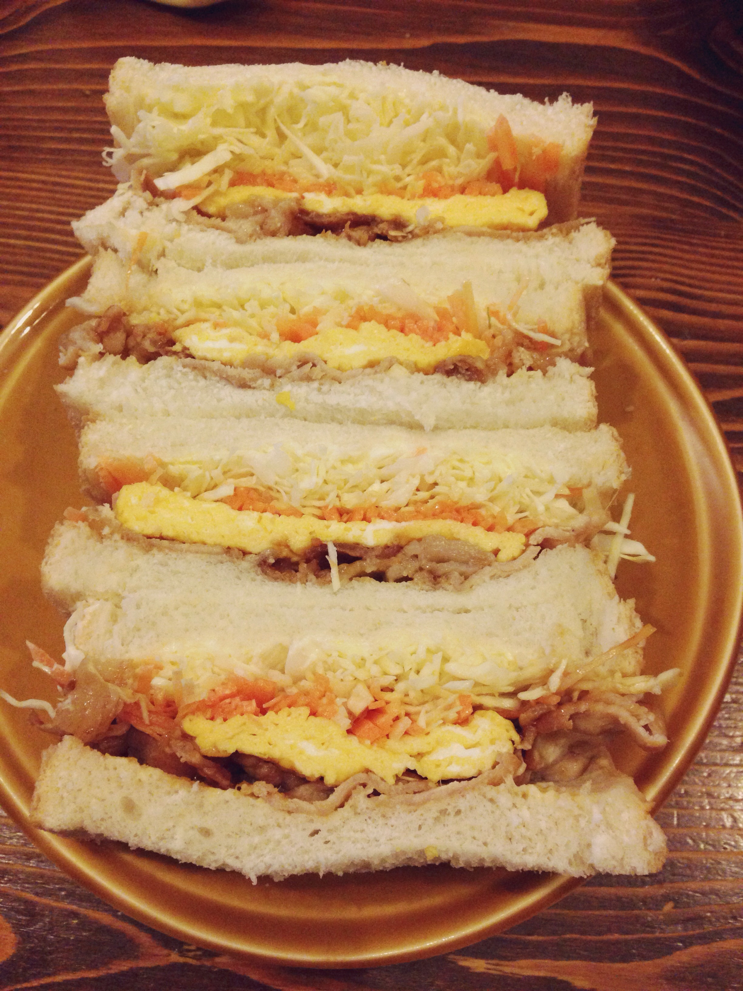 受験最終日もサンドイッチ